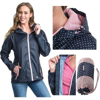 Trespass Indulge Women's Waterproof Jacket – Packaway Raincoat TP75