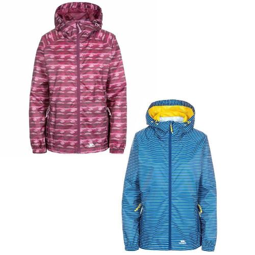 Trespass Indulge Women's Waterproof Jacket – Packaway Raincoat TP75