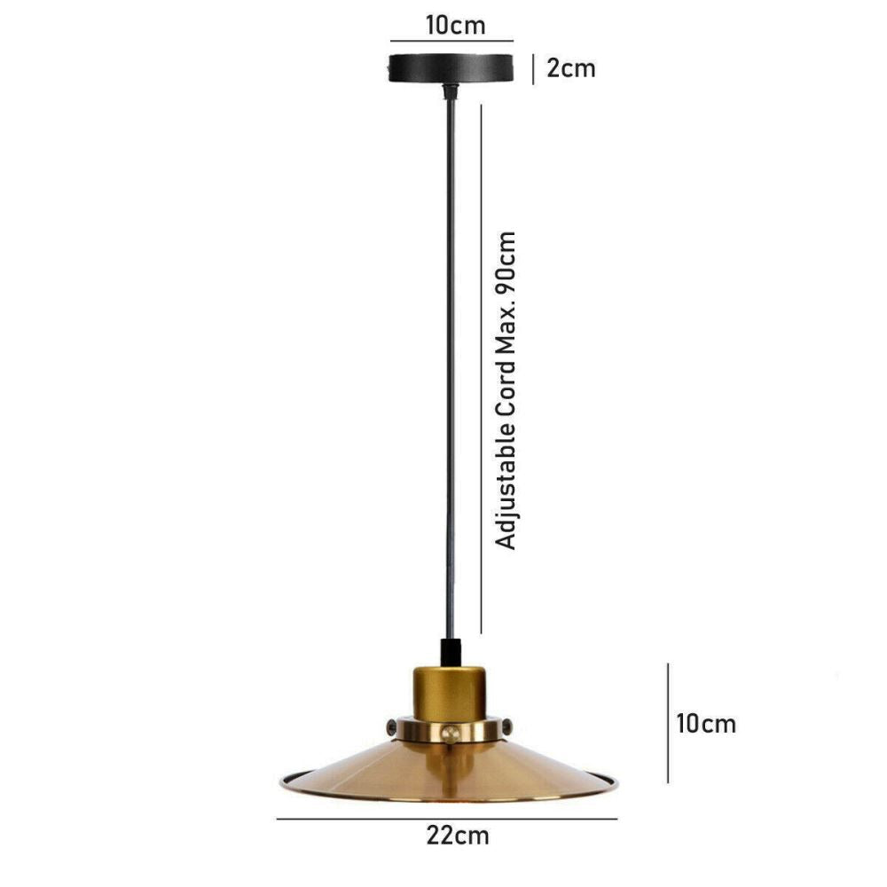 Black & Gold Pendant Lights