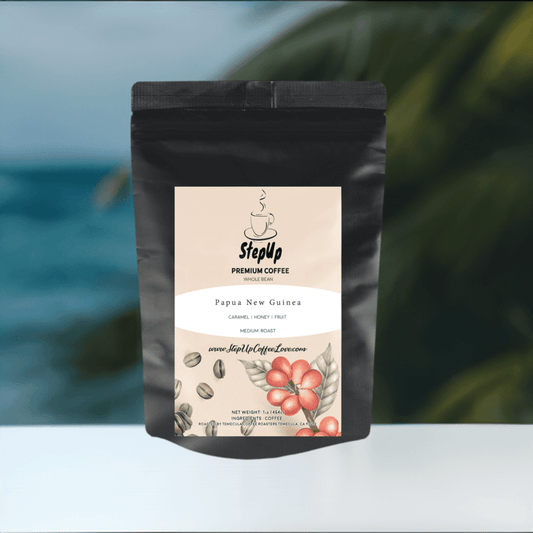 Papua New Guinea Coffee – Medium Roast Whole Bean Espresso (12oz–2lb)