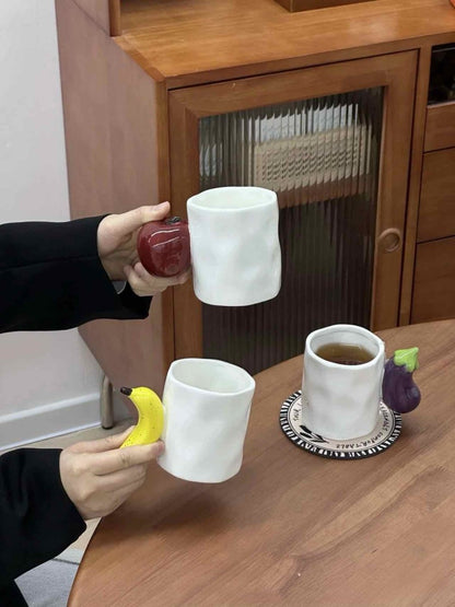 Handmade Cute Fruit Ceramic Coffee Mug