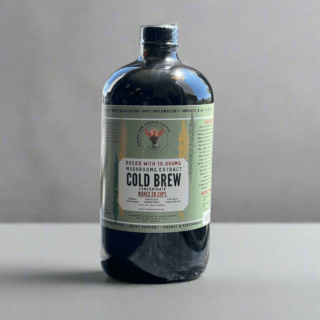 Happy Mushroom Cold Brew Coffee Concentrate