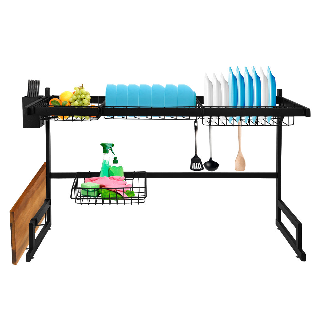 Aapon mini market -NNEIDS TOQUE Dish Drying Rack Over Sink Steel 85 CM