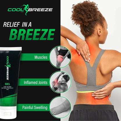 Aaponminimarket Cool Breeze Pain Relief Gel, 4oz Tube