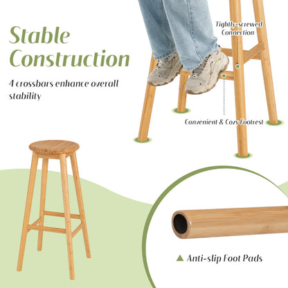 Aapon mini market -NNECW Bamboo Bar Stools Set