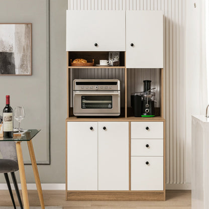 Aapon mini market -NNECW Freestanding Kitchen Pantry Cabinet