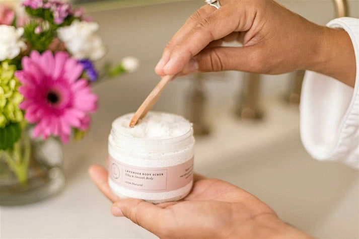 Aaponminimarket Lavender body scrub