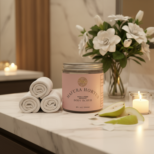 Mafura Hortus Petal & Peach Infusion Body Scrub