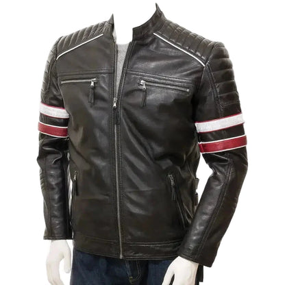 Men’s Classic Racing Leather Jacket