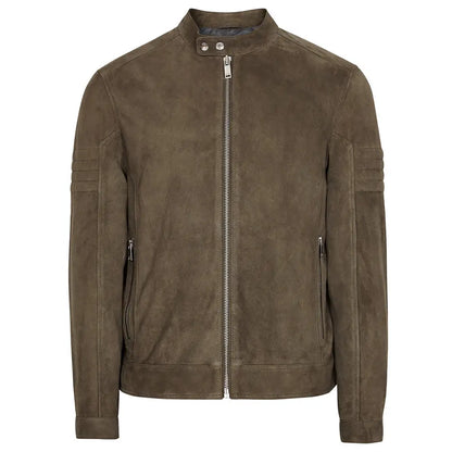 Men’s Suede Motorcycle Rider Jacket