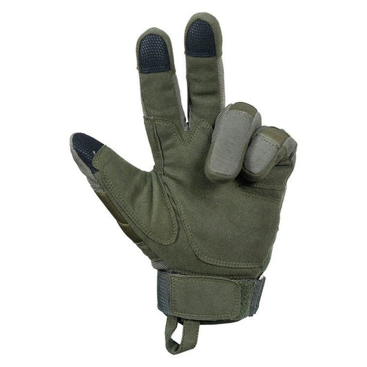 Men's Touchscreen Hiking Gloves - Waterproof Outdoor Sports Gloves Size - S-M-L-XL Green