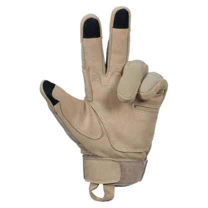 Men's Touchscreen Hiking Gloves - Waterproof Outdoor Sports Gloves Size - S-M-L-XL Tan