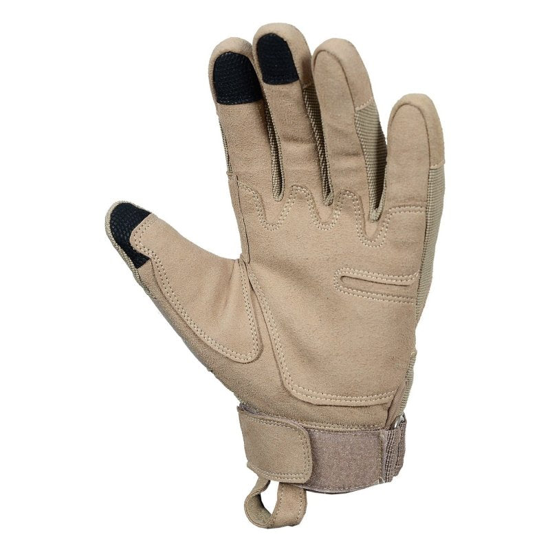 Men's Touchscreen Hiking Gloves - Waterproof Outdoor Sports Gloves Size - S-M-L-XL Tan
