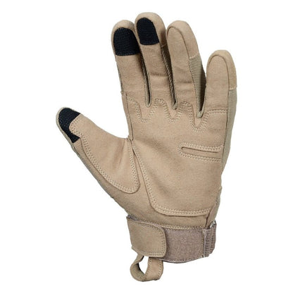 Men's Touchscreen Hiking Gloves - Waterproof Outdoor Sports Gloves Size - S-M-L-XL Tan