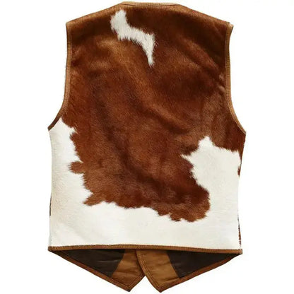 Men’s Cowhide Western Vest Leather
