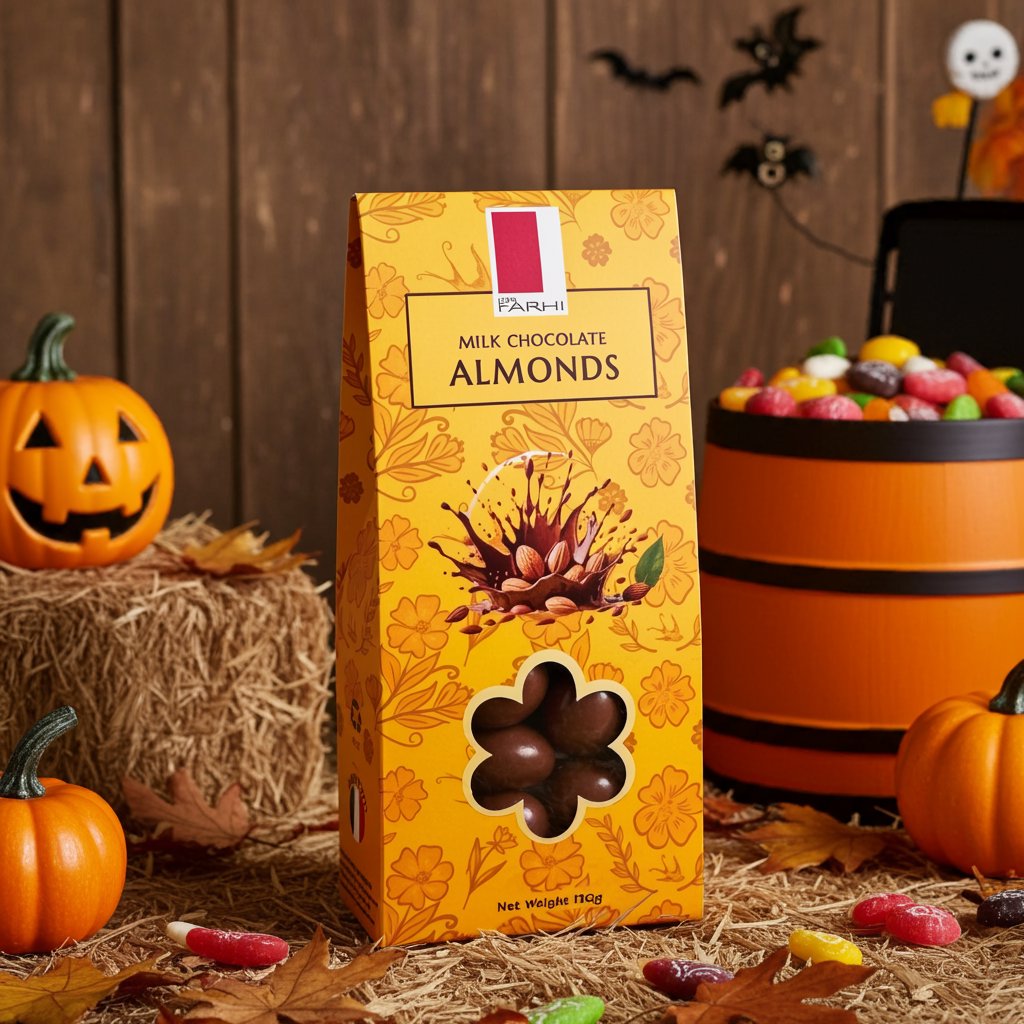 Aaponminimarket Milk Chocolate Almonds, Palm Oil Free, 150g
