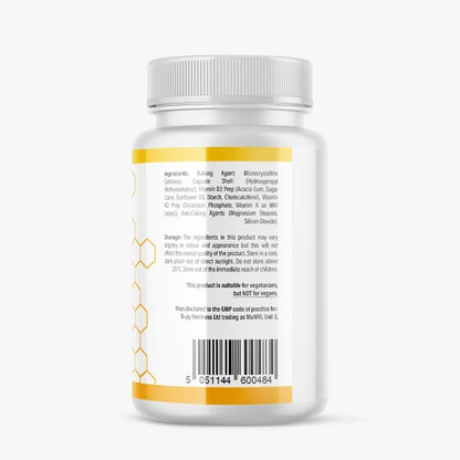 Aaponminimarket Vitamin D3 3000 IU + K2 MK-7 Supplement