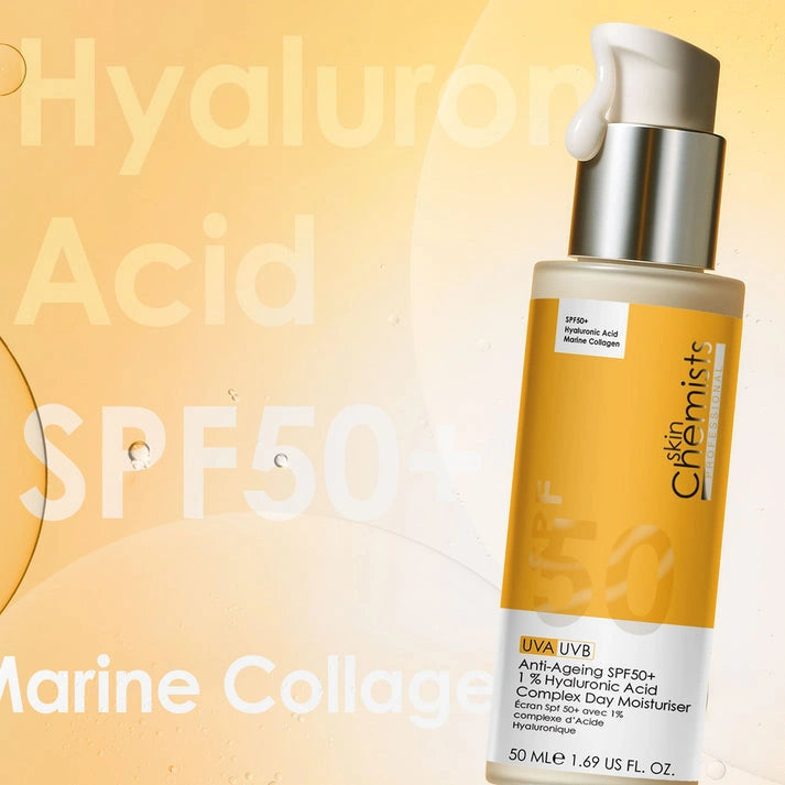 Anti-Ageing SPF50+ Day Moisturizer with 1% Hyaluronic Acid