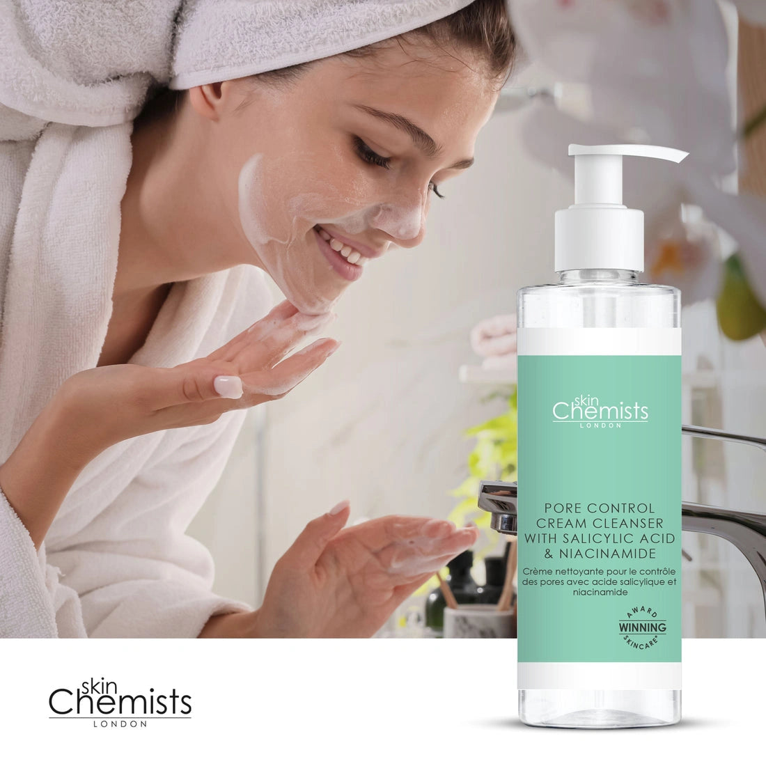Aaponminimarket Pore Control Cream Cleanser with Salicylic Acid