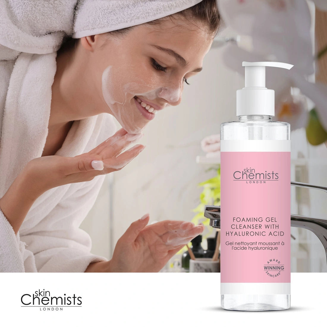 Aaponminimarket Foaming Gel Cleanser with Hyaluronic Acid 200ml