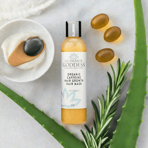 Organic Caffeine Hair Growth Mask By GLLMMER GODDESS