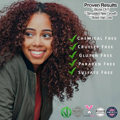 Organic Caffeine Hair Growth System | 3-Step Treatment Set