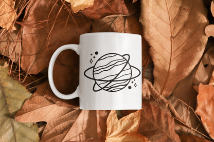 Aapon mini market -Planet With Rings Boho Mug