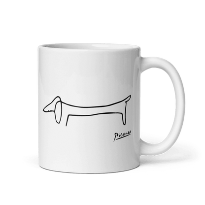 Pablo Picasso Dachshund Dog (Lump) Artwork Mug - Aapon Mini Market Ltd