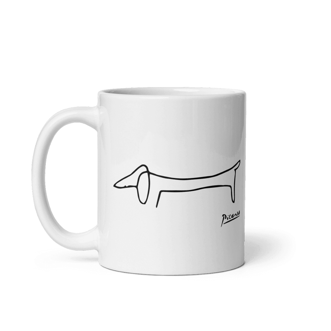 Pablo Picasso Dachshund Dog (Lump) Artwork Mug - Aapon Mini Market Ltd