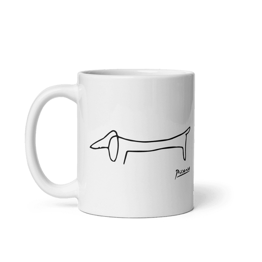 Pablo Picasso Dachshund Dog (Lump) Artwork Mug - Aapon Mini Market Ltd