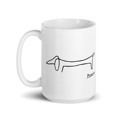 Pablo Picasso Dachshund Dog (Lump) Artwork Mug - Aapon Mini Market Ltd