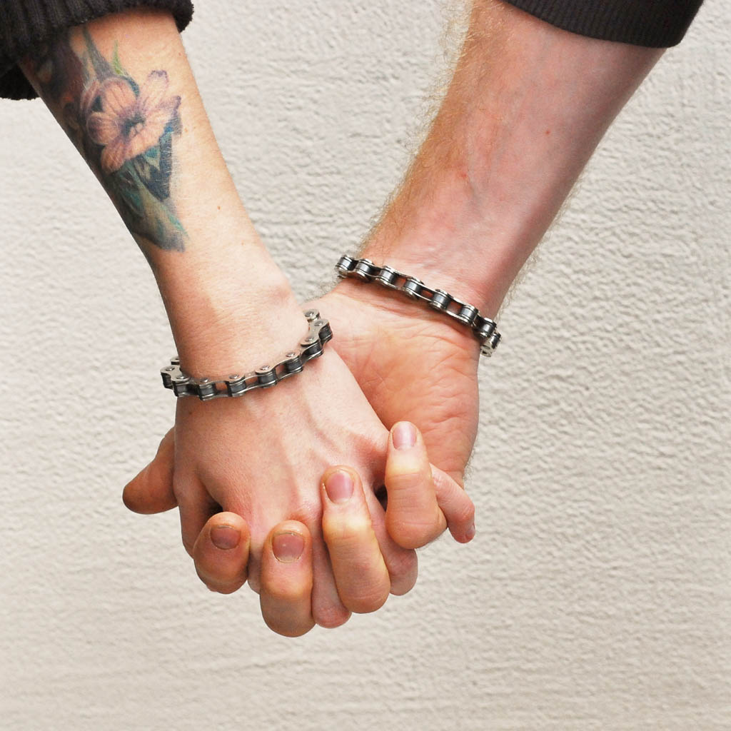 Recycled Bike Chain Bracelet - Unisex