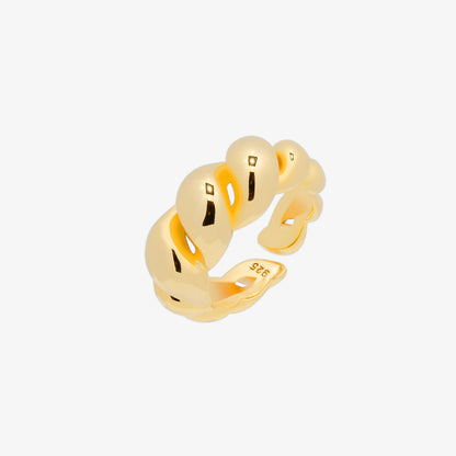 Chunky Screw-Shaped Ring