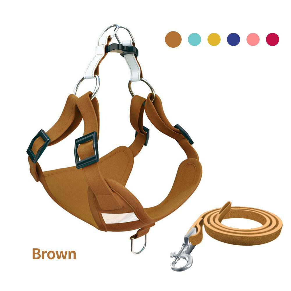 Reflective Suede Dog Vest - Aapon Mini Market Ltd