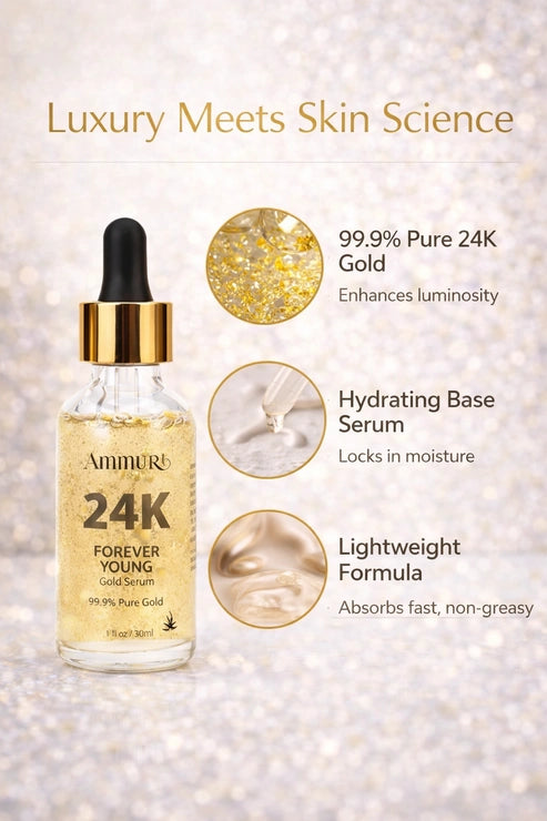Aaponminimarket Ammuri 24K Forever Young Gold Face Serum
