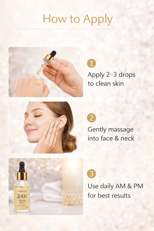 Aaponminimarket Ammuri 24K Forever Young Gold Face Serum