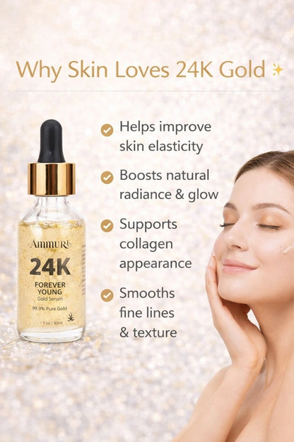 Aaponminimarket Ammuri 24K Forever Young Gold Face Serum