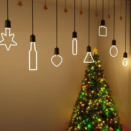 Christmas Shaped LED Bulbs E27 – 2700K Warm White, Dimmable