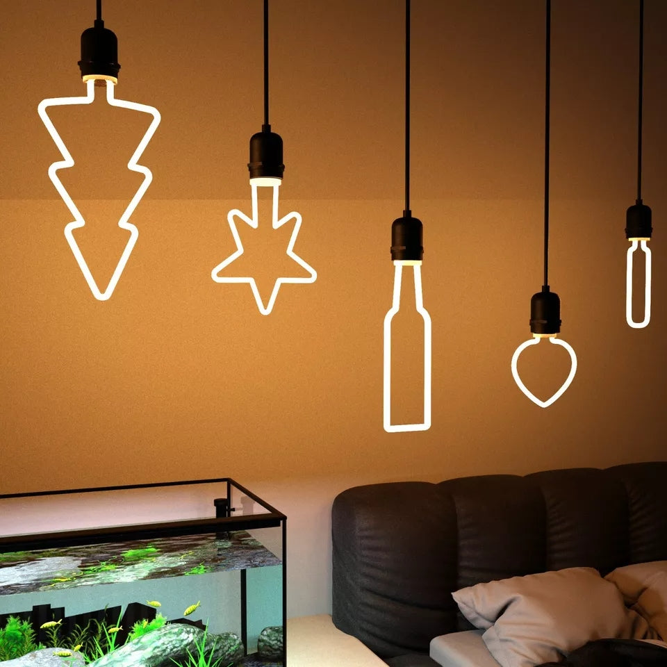 Christmas Shaped LED Bulbs E27 – 2700K Warm White, Dimmable