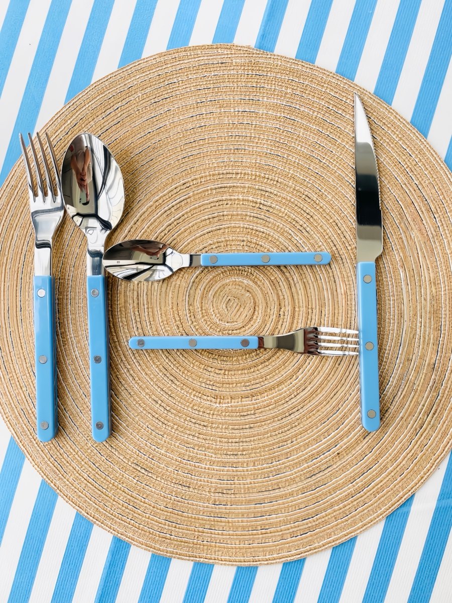 Aapon mini market -Set Of 10 Dopamine Stainless Steel Rivet Flatware