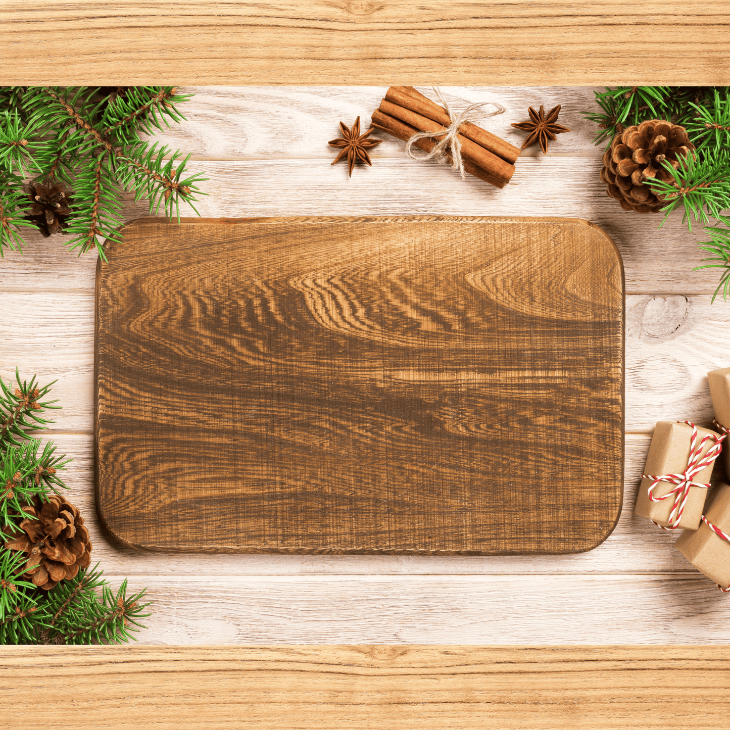 Aapon mini market -Set Cutting Board & Spatulas