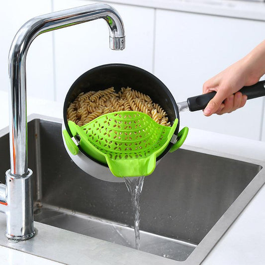Silicone Pot Side Drain Stopper - Aapon Mini Market Ltd