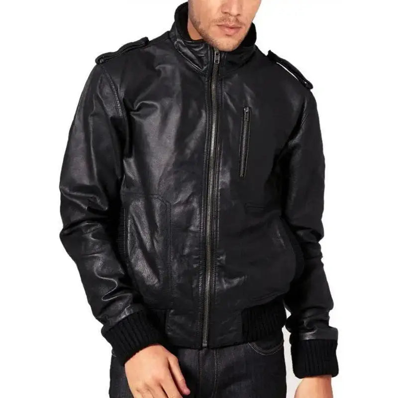 Men’s Sheepskin Bomber Jacket