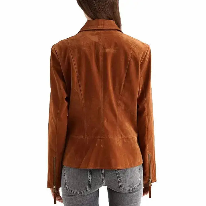 Women’s Goatskin Suede Leather Jacket