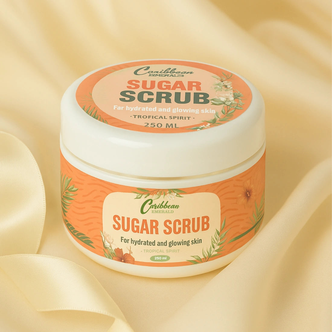 Aaponminimarket Caribbean Emerald Tropical Spirit Sugar Scrub 250ml