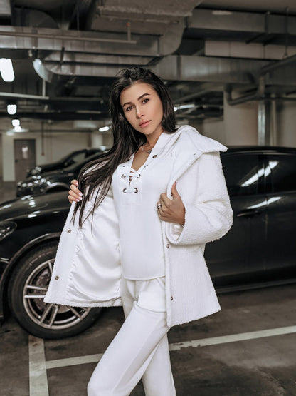 Oversized Warm Short Coat