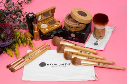 Ultimate Vegan Mineral Makeup Set with Brushes & Custom Colors