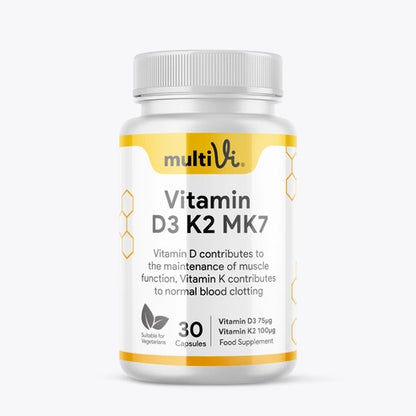 Aaponminimarket Vitamin D3 3000 IU + K2 MK-7 Supplement