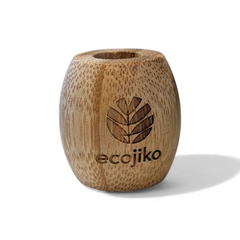 Bamboo Toothbrush Stand | Adult Sustainable Toothbrush Holder