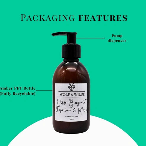 Aaponminimarket Wilde Bergamot, Jasmine & Musk Luxury Body Lotion 250ML